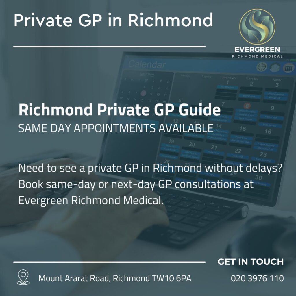 Private GP in Richmond – Same-Day Appointments Available