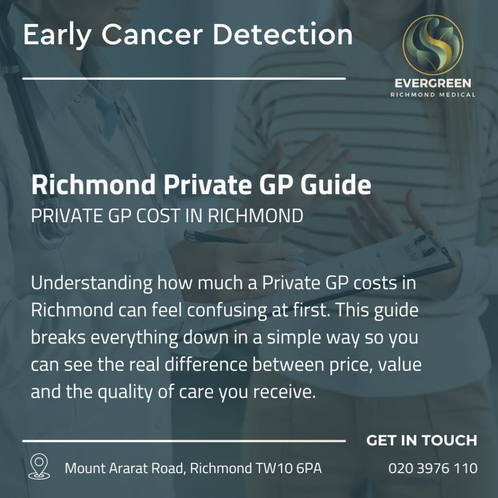 Private GP cost in Richmond explained in a clear patient focused guide