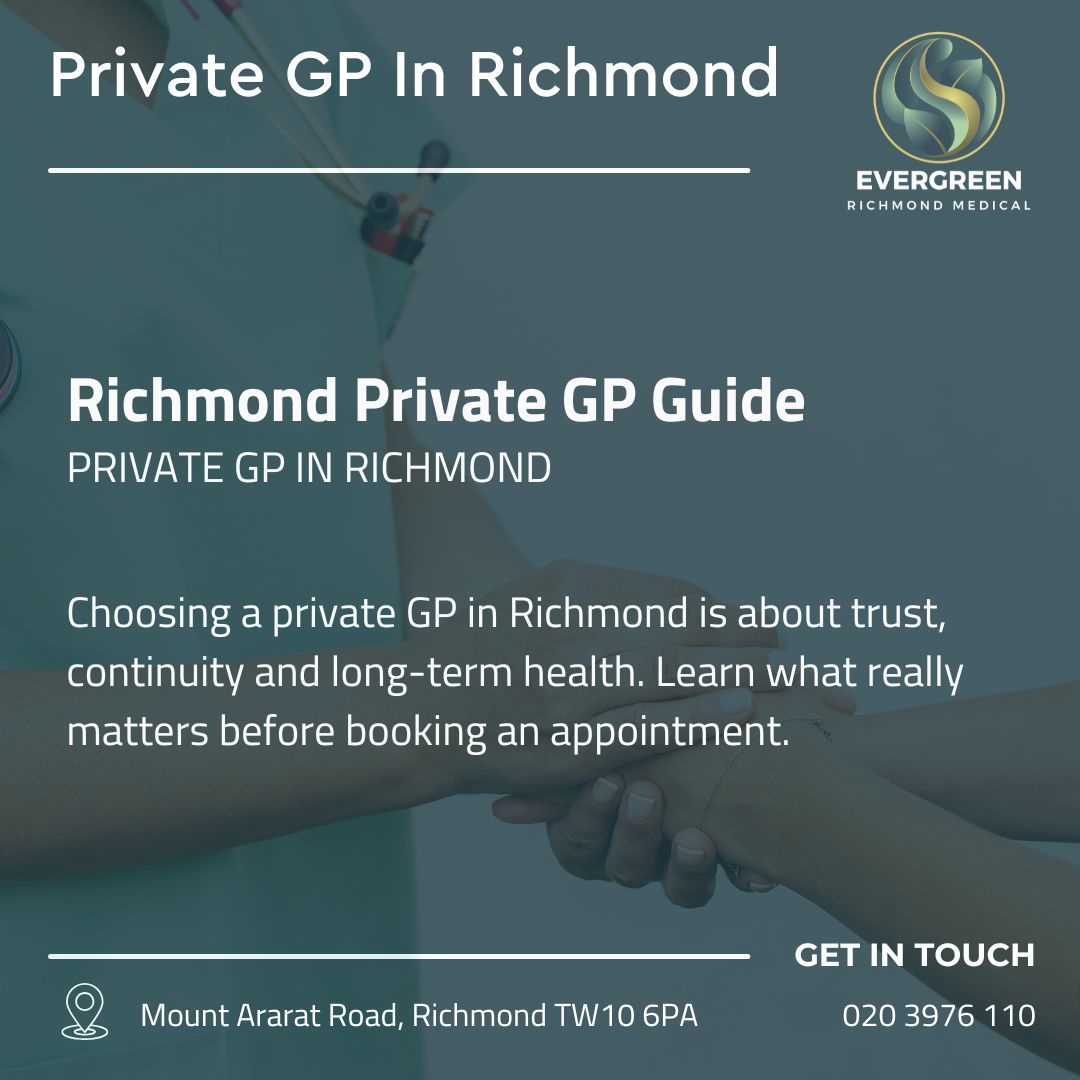 Private GP consultation in Richmond focused on long-term care