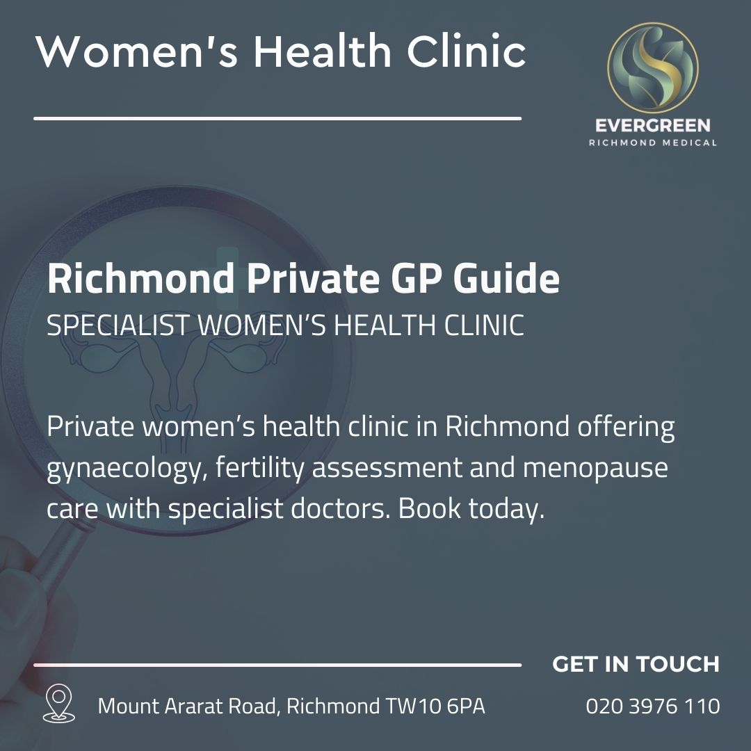 Doctor consultation at a private women’s health clinic in Richmond London